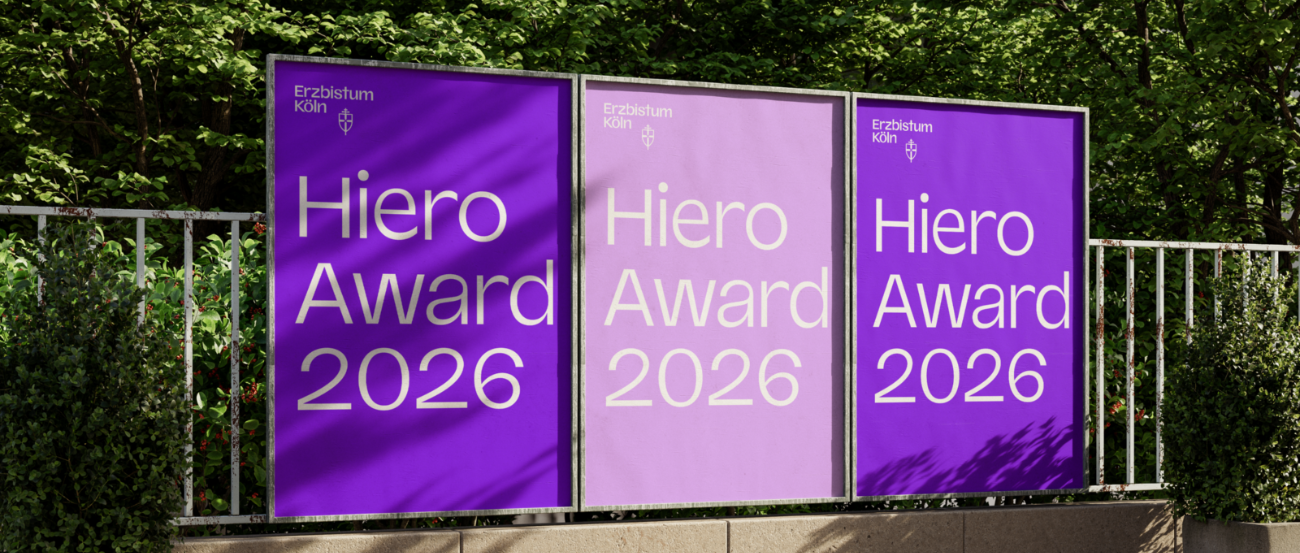 Hiero Award 2026 Kommunikationspreis für Gemeinden und Einrichtungen des Erzbistums Köln