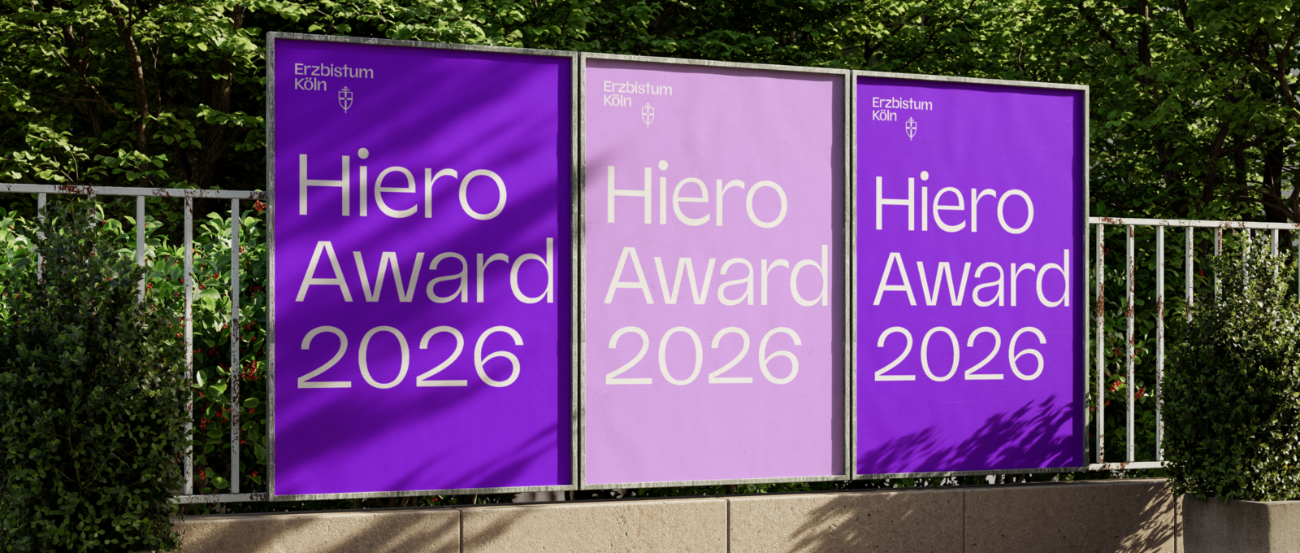 Hiero Award 2026 Kommunikationspreis für Gemeinden und Einrichtungen des Erzbistums Köln