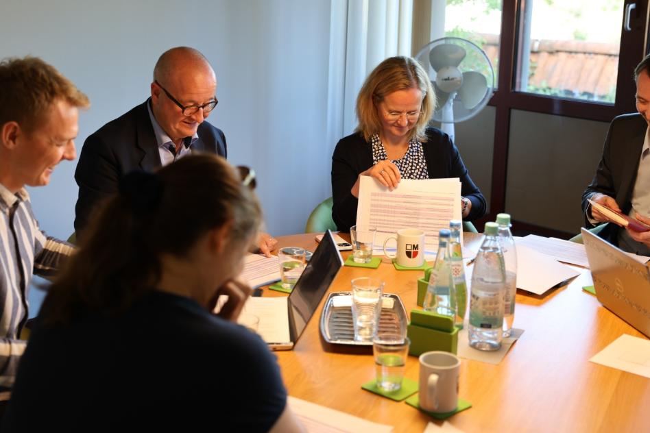 Jurysitzung zum Hiero Award 2026 im Maternushaus in Köln, große Freude über die Einreichungen