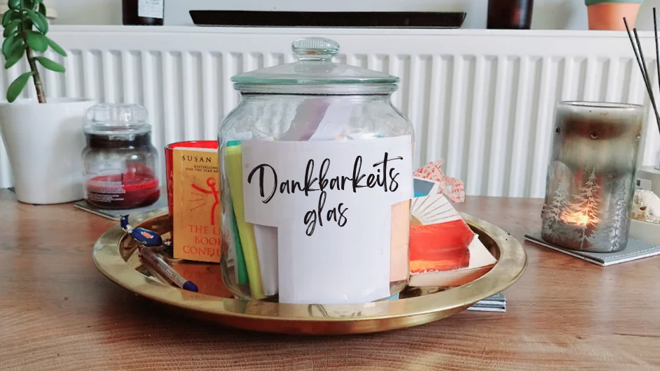 Dankbarkeitsglas (Symbolbild)