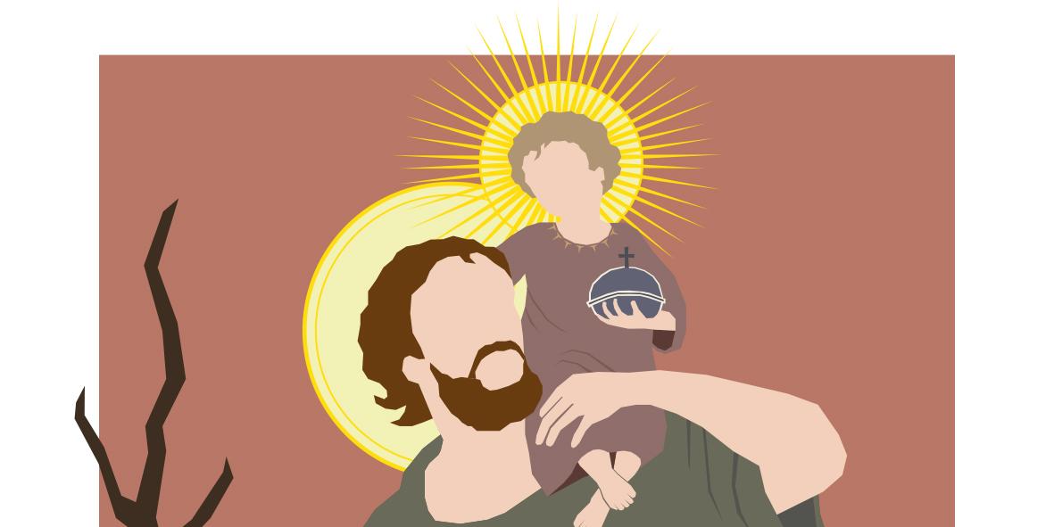 Heiliger Christophorus (Webversion Vorderseite)