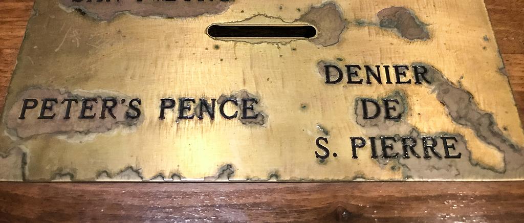 Spendenkasten im Petersdom Spendenkasten im Petersdom am 16. November 2020 im Vatikan.
Besondere Nutzungsbedingungen: Nur für redaktionelle Verwendung Internet und Social Media