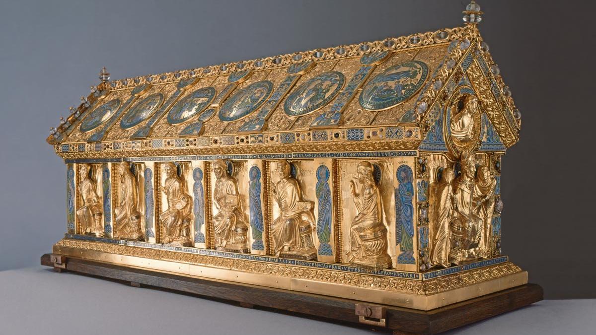 Der Heribert-Schrein gehört zu den bedeutendsten Kunstwerken, die aus spätromanischer Zeit erhalten sind.