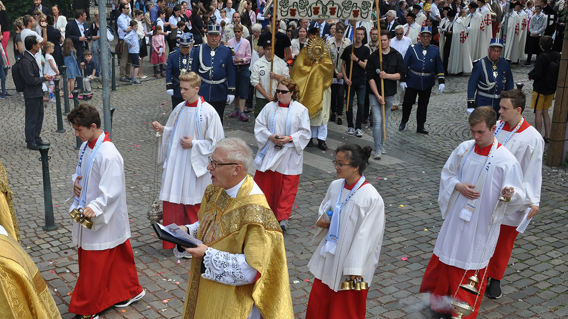 Fronleichnamsprozession in Düsseldorf (2019)