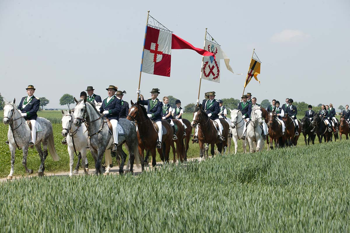 Gymnicher Ritt zu Christi Himmelfahrt in Erftstadt-Gymnich (Rhein-Erft-Kreis)