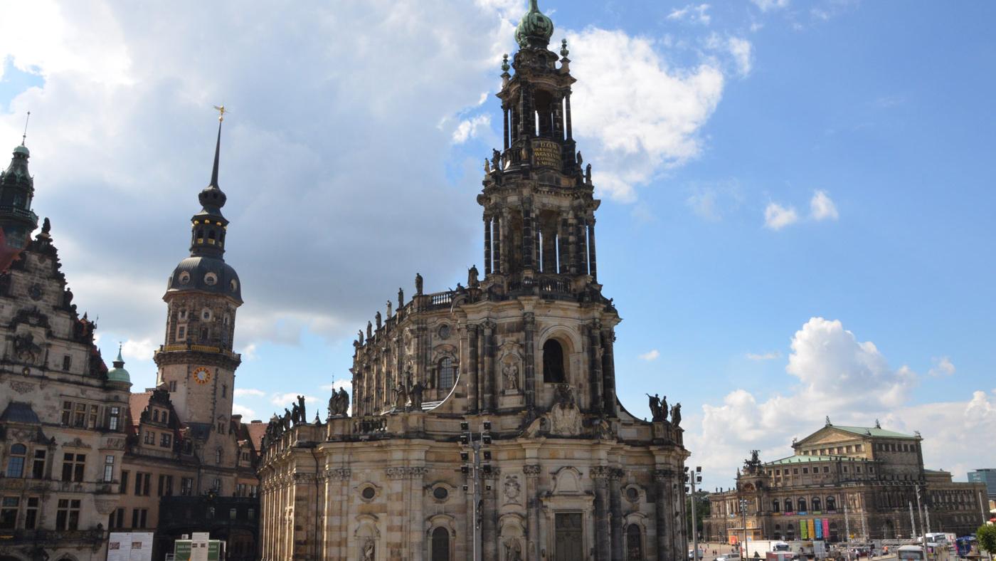 Die Hofkirche in Dresden