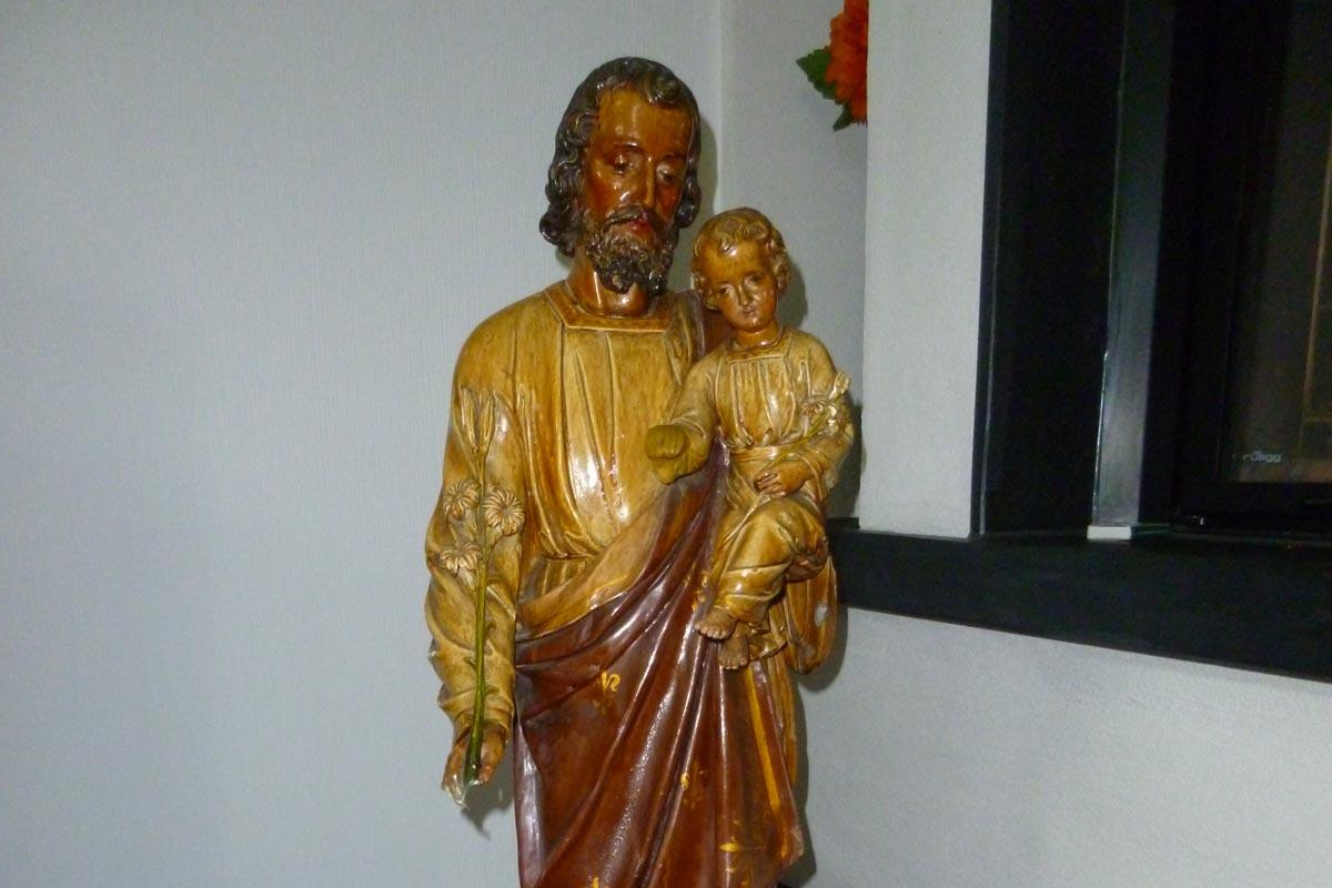 Der heilige Joseph mit dem Jesuskind