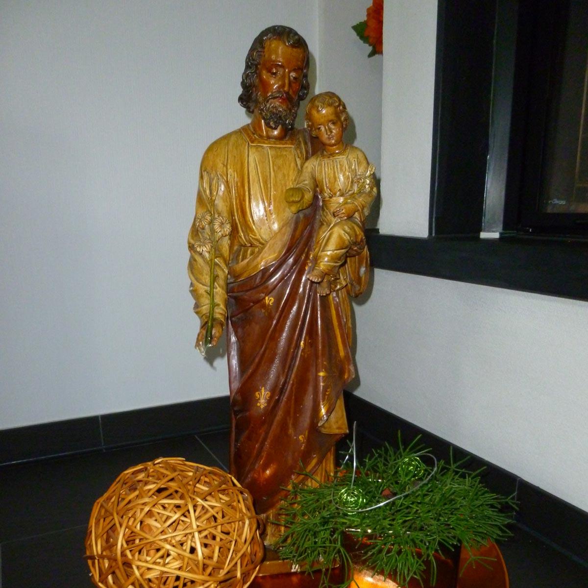 Der heilige Joseph mit dem Jesuskind