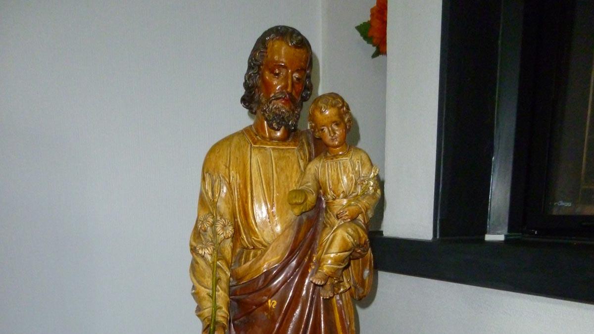 Der heilige Joseph mit dem Jesuskind