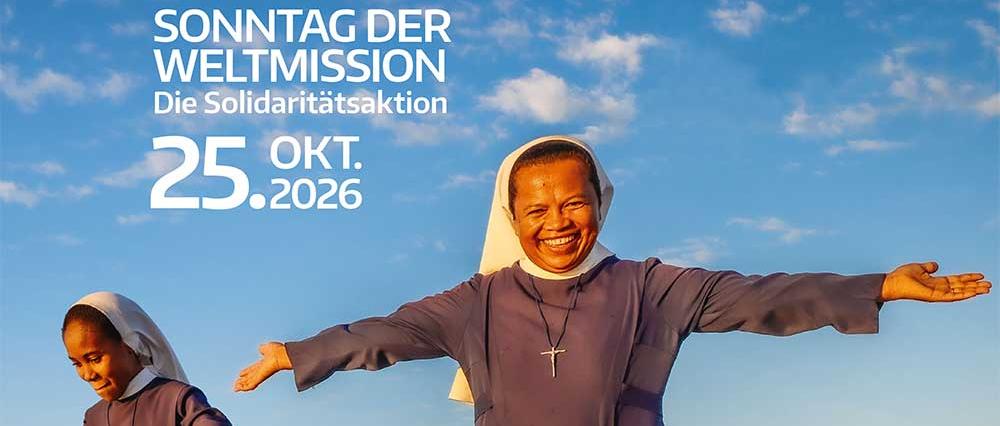Plakat zum Weltmissionssonntag 2026