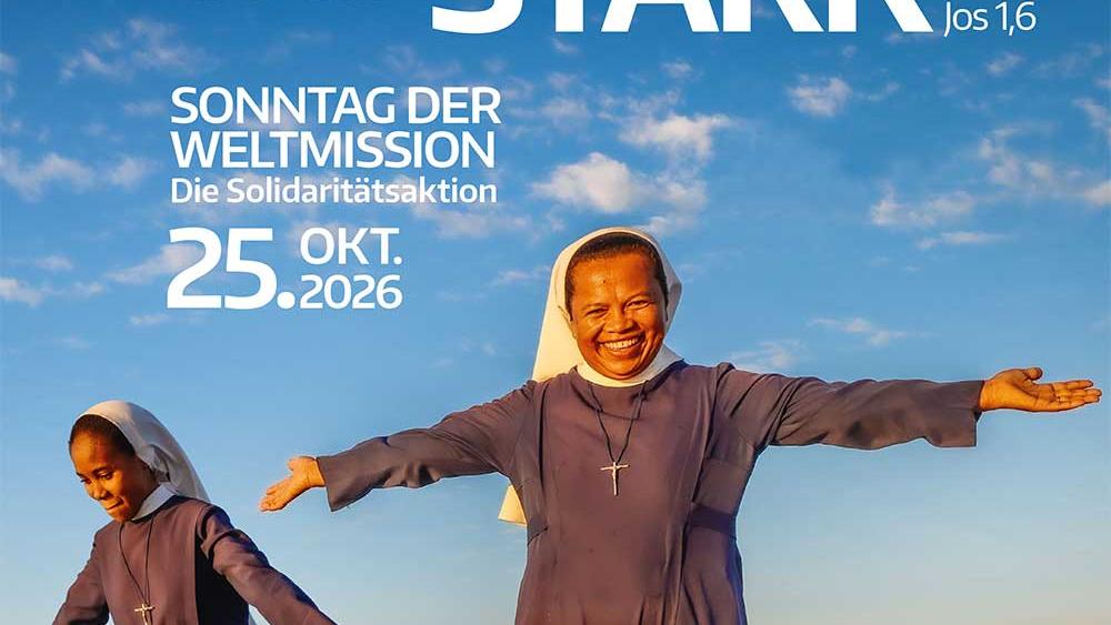 Plakat zum Weltmissionssonntag 2026