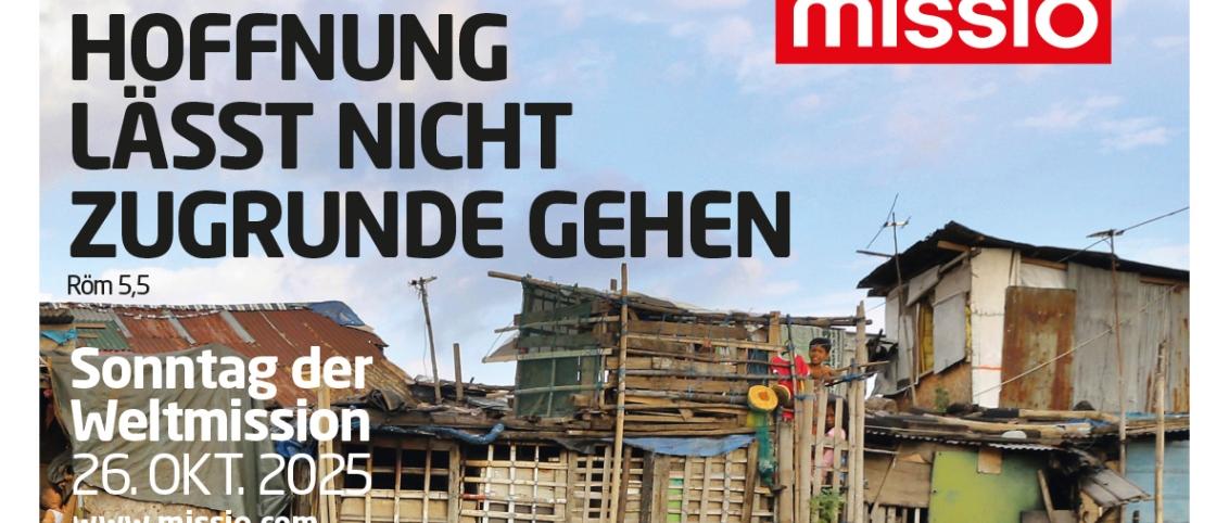 Plakat zum Weltmissionssonntag 2025.