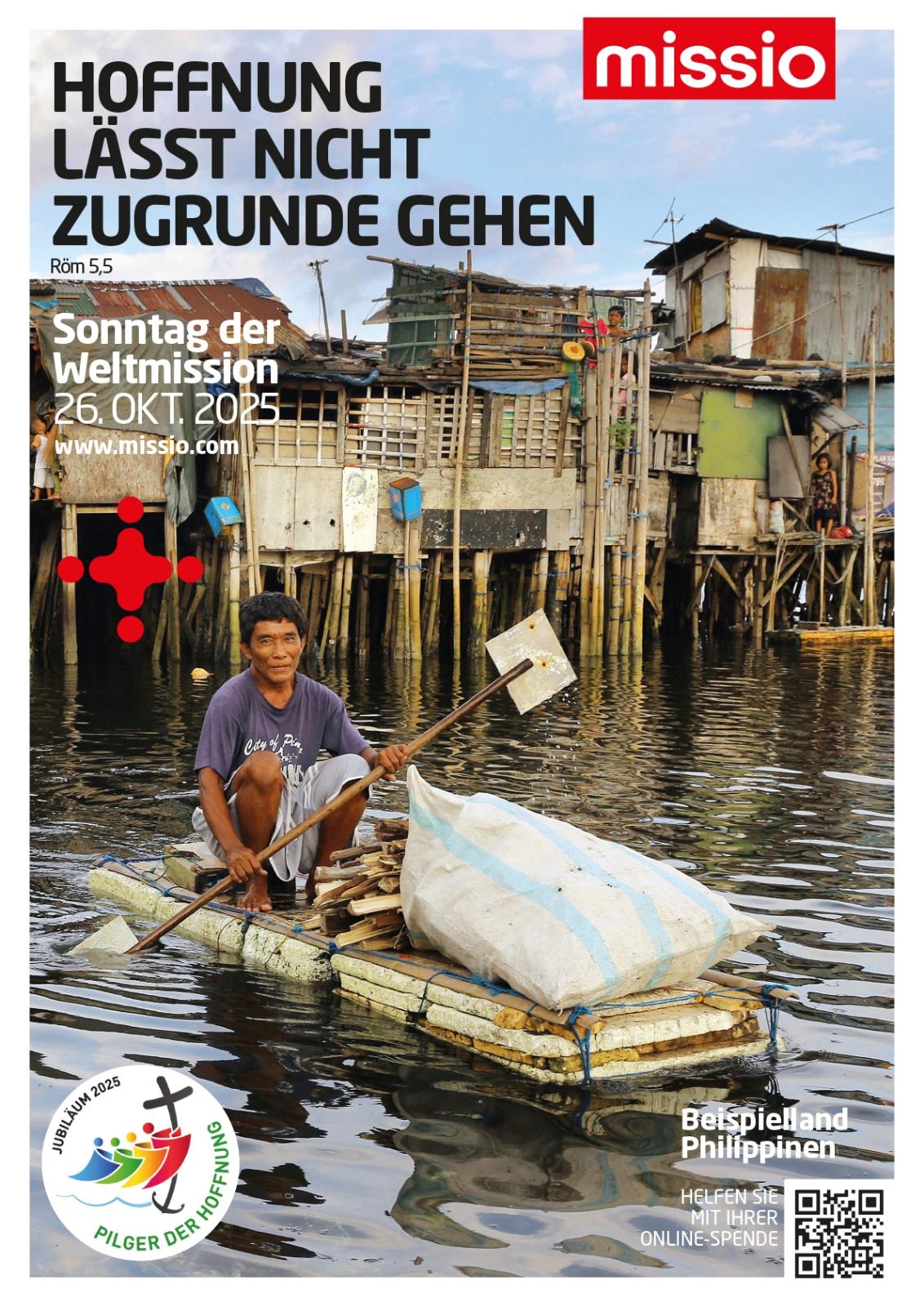 Plakat zum Weltmissionssonntag 2025.