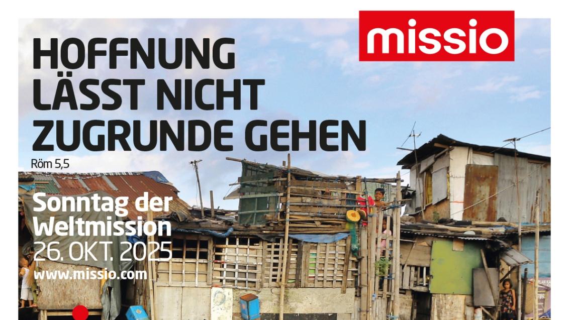 Plakat zum Weltmissionssonntag 2025.