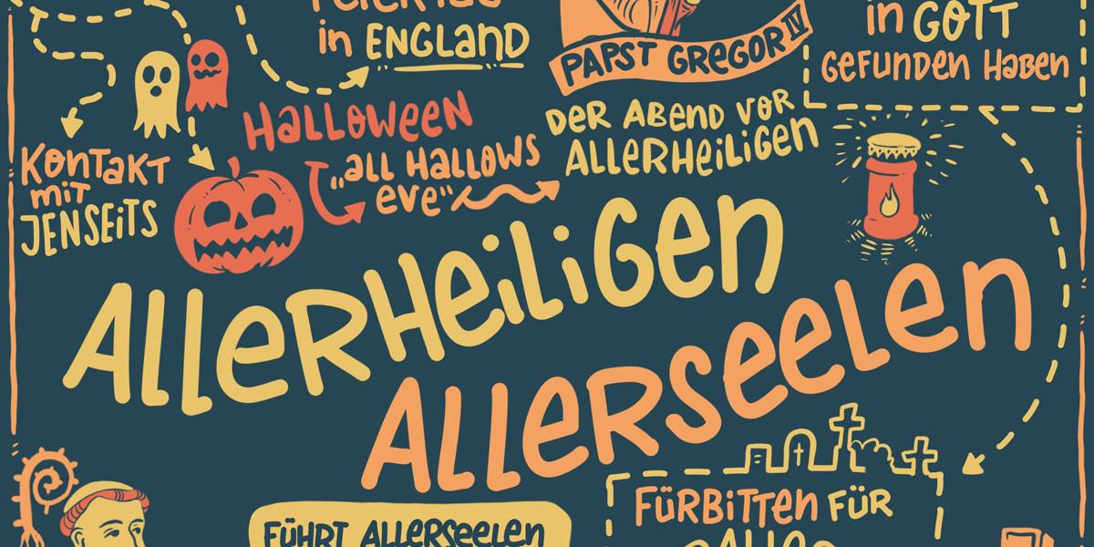 Infografik Allerheiligen/Allerseelen