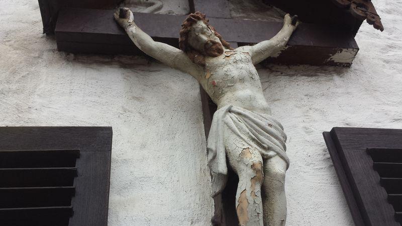 Wegekreuz am Gasthaus Paas in Bergisch Gladbach