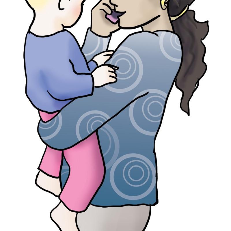 Mutter und Kind/ Leichte Sprache