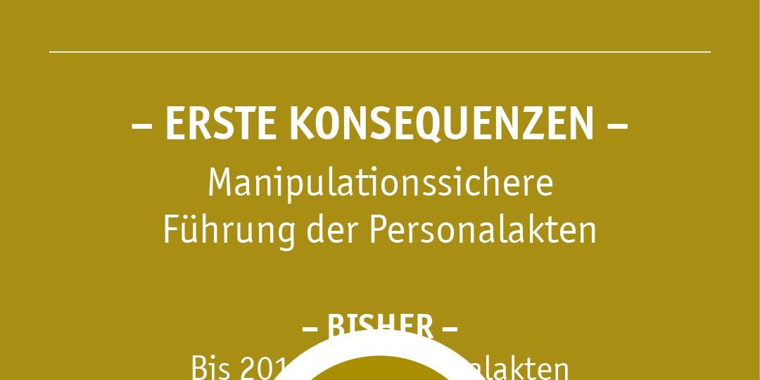 Infografik: Erste Konsequenzen aus Gercke-Gutachten