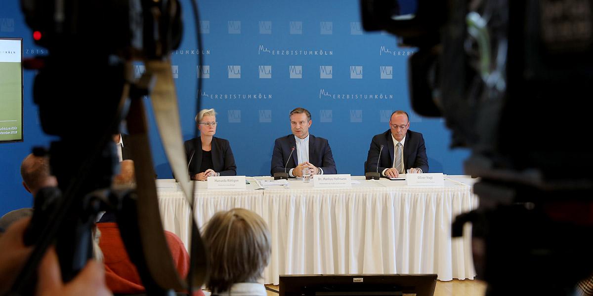 Pressekonferenz zur MHG-Studie für das Erzbistum Köln