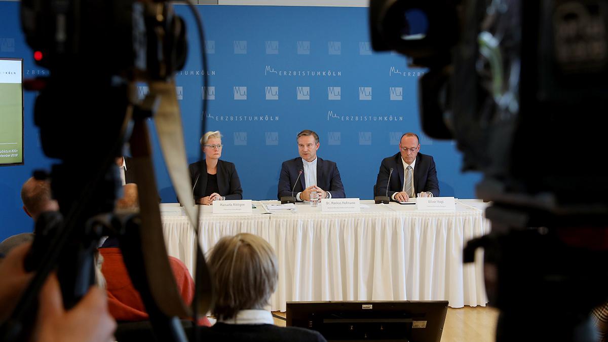 Pressekonferenz zur MHG-Studie für das Erzbistum Köln