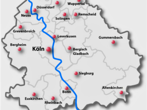 Regionen Erzbistum Köln