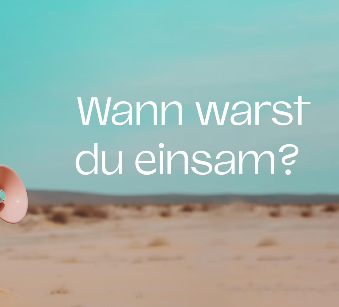 Über Einsamkeit reden - Motiv 3