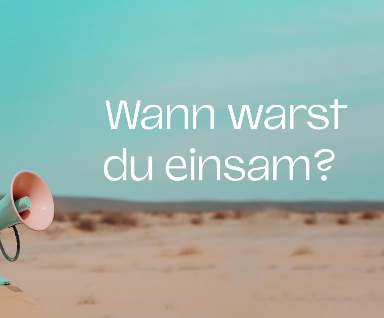 Über Einsamkeit reden - Motiv 3