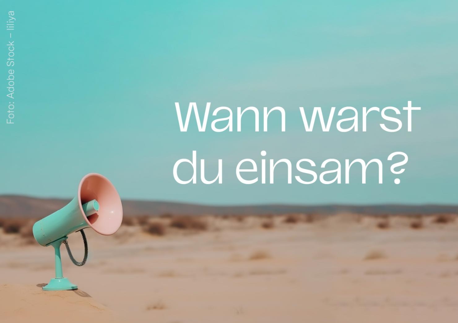 Über Einsamkeit reden - Motiv 3