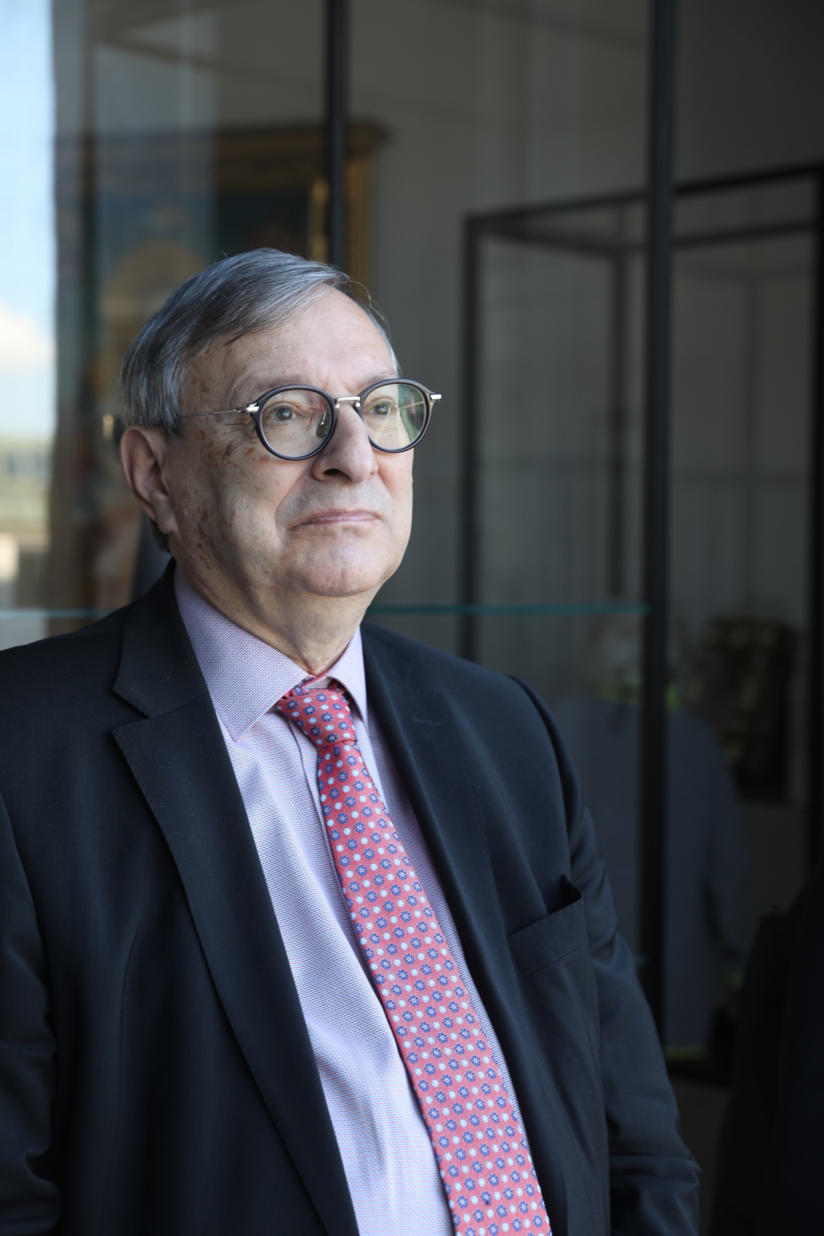 EIn Foto zeigt Abraham Lehrer, Vizepräsident des Zentralrates der Juden.