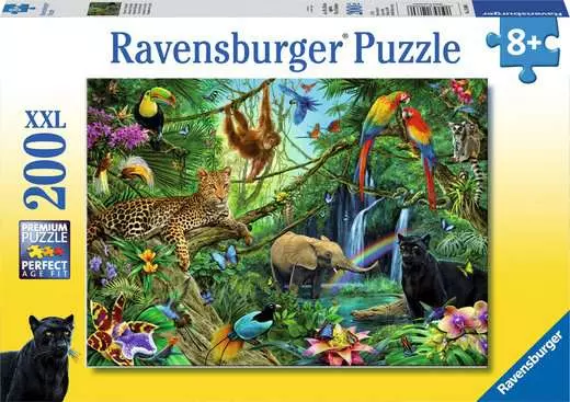 Kinderpuzzle-ab-8-Jahren-Tiere-im-Dschungel-200-Teile-12660