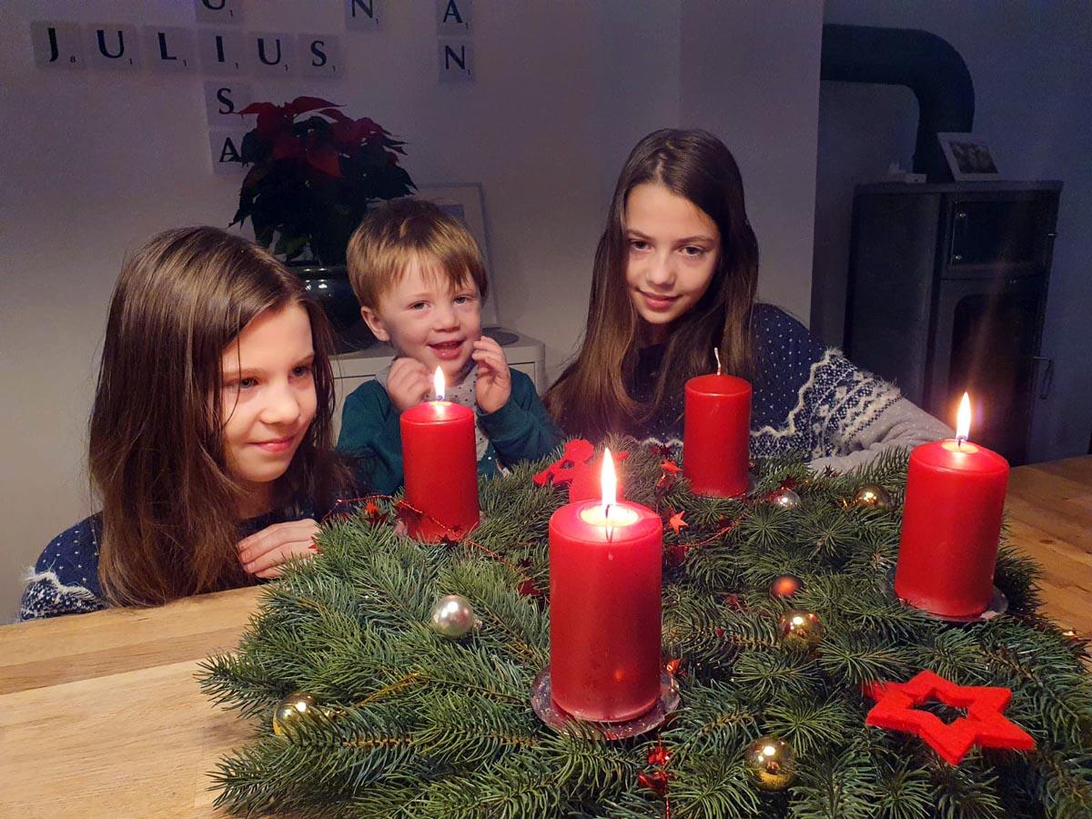 Adventskranz 3